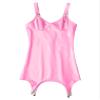 ACSUSS Sexy Womens Bodycon Mini Dresses with Metal Clips Sleeveless Latex Tank Dresses Rave Party Costume Pink E Large view 3
