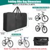 Bike Travel Bag Airplane for 26 inch to 29 inch Mountain Bicycle,Heavy Duty 840D MTB Bicycle Box Case with Strong Webbing for Air Travel Flights Waterproof,Bicycle Outdoor Storage Bag with Carry Bag view 2