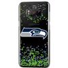 Keyscaper Seattle Seahawks Galaxy Clear Case with Confetti Design view 1