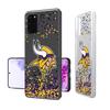 Keyscaper Minnesota Vikings Galaxy Clear Case with Confetti Design view 1