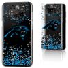 Keyscaper Carolina Panthers Galaxy Clear Case with Confetti Design view 1