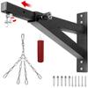 Adjustable Wall Mount Heavy Bag Hanger with Swivel Chain view 1