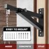 Adjustable Wall Mount Heavy Bag Hanger with Swivel Chain view 2