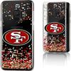 Keyscaper San Francisco 49ers Galaxy Clear Case with Confetti Design view 1
