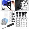 kowaku 61 Pcs Ice Hockey Visor Hardware Kit Hockey Equipment Helmet Visor Screws Nuts Wahsers Repair Kit for Football view 4