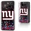 Keyscaper New York Giants Galaxy Clear Case with Confetti Design view 1