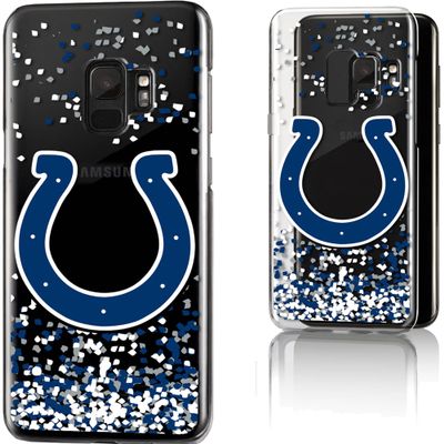 Keyscaper Indianapolis Colts Galaxy Clear Case with Confetti Design