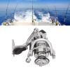 Airshi Metal Fishing Reel, Larger Spacing 5.2:1 Gear Reel Strong Embedded for Raft Poles (ZEUS1000), Airshik7g3afwe5q-11 view 3