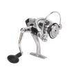 Airshi Metal Fishing Reel, Larger Spacing 5.2:1 Gear Reel Strong Embedded for Raft Poles (ZEUS1000), Airshik7g3afwe5q-11 view 4