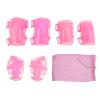 6Pcs / Set Roller Skating Protective Gear Adjustable Knee Elbow Palm Guards for 618 Years Old Knee Pads for Kids Kids Knee Pads and Elbow Pads Set Elbow Pads Girls Knee Pads and Elbow Pads Set(Pink) view 1