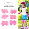 6Pcs / Set Roller Skating Protective Gear Adjustable Knee Elbow Palm Guards for 618 Years Old Knee Pads for Kids Kids Knee Pads and Elbow Pads Set Elbow Pads Girls Knee Pads and Elbow Pads Set(Pink) view 3