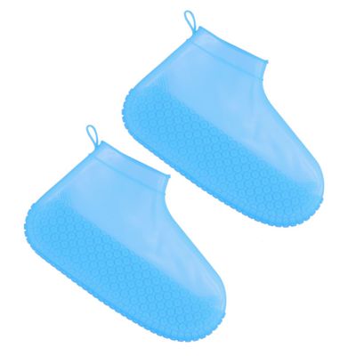 Yardenfun Silicone Shoe Covers Rain Shoes Cover Waterproof Anti-slip Foldable Design for Easy Storage