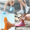 Yardenfun Silicone Shoe Covers Rain Shoes Cover Waterproof Anti-slip Foldable Design for Easy Storage view 3