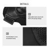 Yuecoom 6Pcs / Set Roller Skating Protective Gear Adjustable Knee Elbow Palm Guards for 618 Years Old Knee Pads for Kids Kids Knee Pads and Elbow Pads Set Elbow Pads(Black) view 2