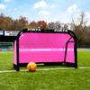 FORZA Aluminum POD Soccer Goals | PRO ALU50 Folding Soccer Goal - Fold-Away & Freestanding Target Goals - x4 Sizes and x9 Colors (Pink, 4ft x 2.5ft) view 1