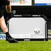FORZA Aluminum POD Soccer Goals | PRO ALU50 Folding Soccer Goal - Fold-Away & Freestanding Target Goals - x4 Sizes and x9 Colors (White, 5ft x 3ft) view 2
