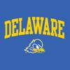 AL03 - Delaware Blue Hens Arch Logo Long Sleeve T Shirt - 2X-Large - Royal view 2