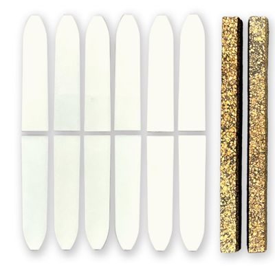 Duck Call Reed & Rubberized Cork Strip Sets 12 14 mil #14 Mylar Duck Call Reeds and 2 4 inch Rubberized Cork Strips (14 mil)