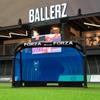 FORZA Aluminum POD Soccer Goals | PRO ALU50 Folding Soccer Goal - Fold-Away & Freestanding Target Goals - x4 Sizes and x9 Colors (Electric Blue, 4ft x 2.5ft) view 2