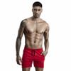 Sipumia Men's Pride Rainbow Swim Trunks Red Rainbow Vertical Stripe L view 3