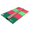 Tumbl Trak Laser Balance Beam Lite and 4 ft x 8 ft x 1- in Watermelon Tumbling Mat Combo view 1