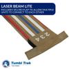 Tumbl Trak Laser Balance Beam Lite and 4 ft x 8 ft x 1- in Watermelon Tumbling Mat Combo view 3