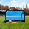 FORZA Aluminum POD Soccer Goals | PRO ALU50 Folding Soccer Goal - Fold-Away & Freestanding Target Goals - x4 Sizes and x9 Colors (Sky Blue, 4ft x 2.5ft) view 1