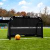 FORZA Aluminum POD Soccer Goals | PRO ALU50 Folding Soccer Goal - Fold-Away & Freestanding Target Goals - x4 Sizes and x9 Colors (Black, 5ft x 3ft) view 1