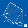 FORZA 6ft x 4ft Replacement Soccer Net [Single or Pair] - Replacement Soccer Nets for Kids Garden Goals (6ft x 4ft [Pair]) view 4