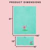 Embroidered Golf Towel Set  Custom Towels for Golf Bags & Carts  Golf Accessories & Gifts for Kids, Men, & Women  Microfiber Waffle and Ball Towels  Flamingo Design - 2-Pack view 4