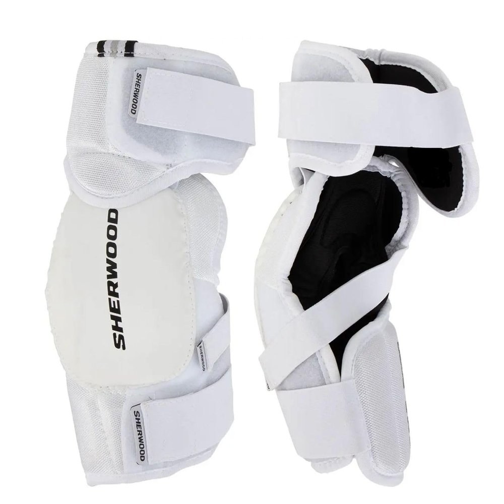 Sherwood 5030 HOF Senior Hockey Soft Cap Elbow Pads (XL)