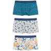 CARIBBEAN JOE Men's Boxer Briefs, Tropical Flora Pattern, 3 Pack, Fun Novelty Mens Underwear, Blue, X-Large view 1