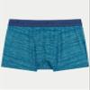 CARIBBEAN JOE Men's Boxer Briefs, Tropical Flora Pattern, 3 Pack, Fun Novelty Mens Underwear, Blue, X-Large view 2