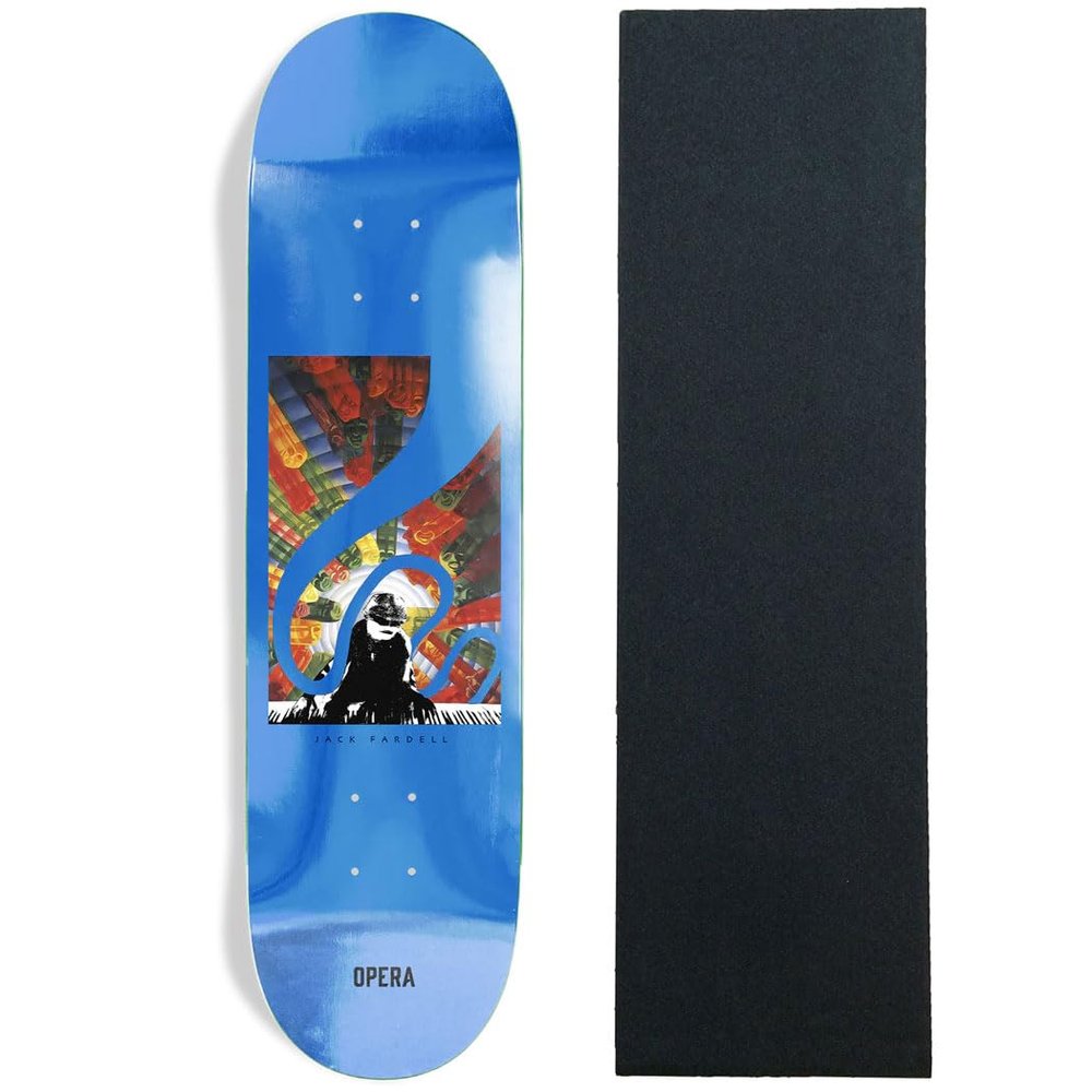 Opera Skateboard Deck Jack Fardell Organ 8.7" x 32.63" with Grip