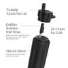 BrMate Rotera 35 oz Stainless Steel Water Bottle with Touch Free Straw and Carry Handle | 100% Leakproof Insulated Water Bottle | Cup Holder Friendly Base | (Sage) view 3