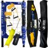 Park & Sun Sports Spectrum Classic: Portable Professional Outdoor Volleyball Net System, Denim Blue 2-Pack view 1
