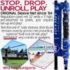 Park & Sun Sports Spectrum Classic: Portable Professional Outdoor Volleyball Net System, Denim Blue 2-Pack view 3