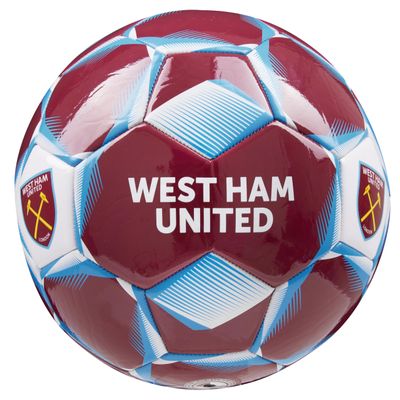 West Ham United F.C. Soccer Ball for Adults Teenagers Kids Training Soccer Size 3, 4 or 5 West Ham Merchandise (Burgundy, Size 3)
