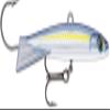 Rapala Jigging Rap Magnum, Ice Fishing Jigging Lure, Walleye Pike and Lake Trout Jig, Vertical Jigging Bait, 2-3/4", Helsinki Shad view 1