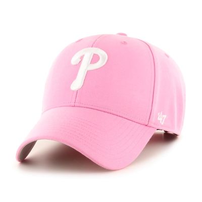 '47 MLB Rose MVP Adjustable Hat, Women's One Size Fits All (US, Alpha, One Size, Philadelphia Phillies)