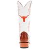 Vaccari Men's Brooks Genuine Cognac Smooth Ostrich Longhorns Embroidery Narrow Square Toe Cowboy Boots - 9.5 EE view 4