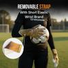 ONEKEEPER Viper Gold Professional-Level Goalkeeper Glove for Adults & Youth | GK Soccer Goalie Gloves | 3.5 mm Contact Latex | Negative Cut | Removable Strap (Gold, 11) view 4