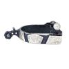 Cowboy Tack Ranchman Ladies 7/8 Inch Band Silver Spurs view 1