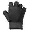 Superset Leather Workout Gloves for Weight-Lifting (Padded) Perfect for Gym Training (Breathable) Black (Black W/Black, 8 Mens S Womens L) view 2