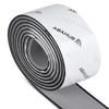Abahub EVA Foam Boat Decking 96''x2.4'' Self-Adhesive Faux Teak Marine Flooring Sheet Traction Pad for Boats Surfboard, Gray with Black Seam Lines view 1