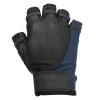 Superset Leather Workout Gloves for Weight-Lifting (Padded) Perfect for Gym Training (Breathable) Black (Black W/Navy, 10 Mens L) view 2