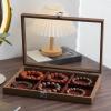 HEVIRGO Clear Jewelry Box Transparent Jewelry Organizer Acrylic Jewelry Organizer Box Jewelry Box Clear Jewelry Storage Box Large Capacity Desktop Storage Box Desktop Storage Box Desktop Storage Orga view 4