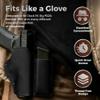 Vogel Fjord Buffalo Leather Magazine Holder - IWB/OWB Convertible - Right/Left Handed for Men and Women - Premium Mag Belt Pouch - Compatible with Glock & Sig - Black - Single Stack 9mm / .40 / .45 view 4