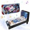 HALFS Desktop Pinball Machine Retro Arcade Electronic Super Pinball Game Mini Pinball Game for Home with Light Music and Scoreboard for Kids and Adults 274224.5cm view 1