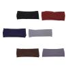 BESPORTBLE 18pcs Stretchy Sports Sweatbands for Men Yoga Running and Gym Workout Headbands Moisture-Wicking Hair Bands Black Navy Light Grey view 1